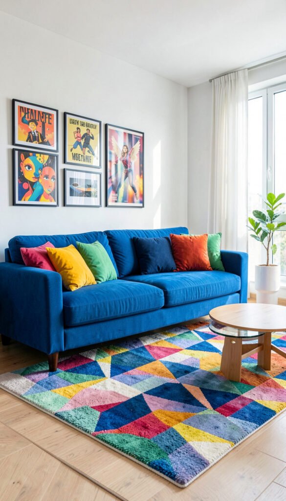 Sala colorida y juvenil - Fondos de Salas