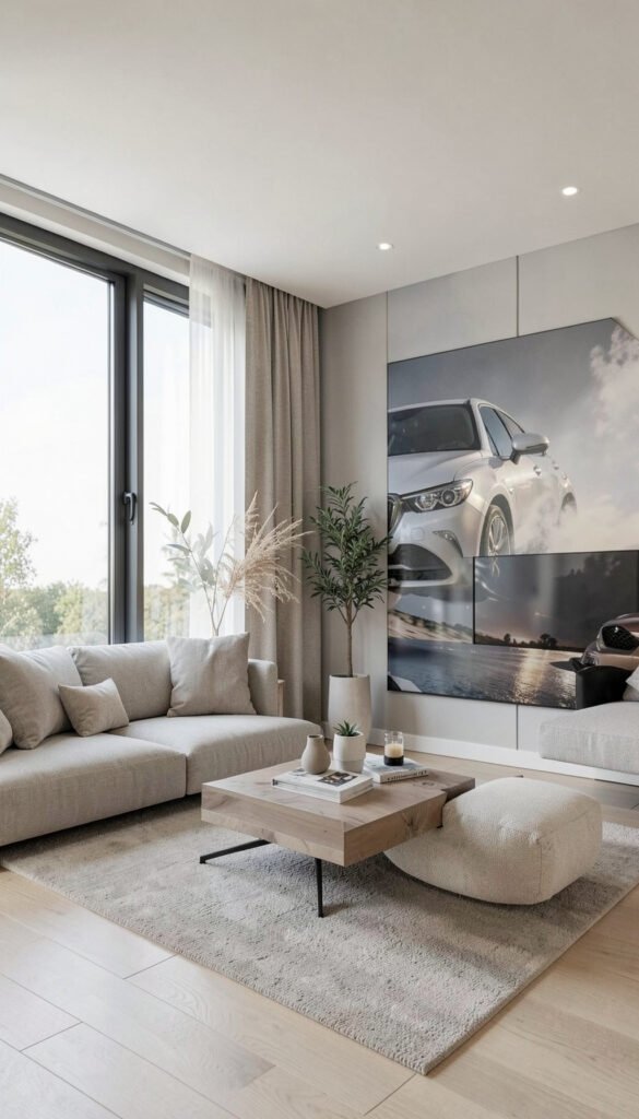 Sala Moderna Minimalista - Fondos de Salas