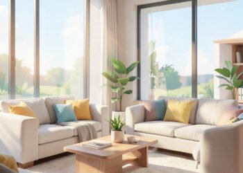 Sala Moderna Animada - Fondos de Salas