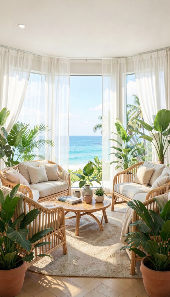 Sala Tropical Animada - Fondos de Salas