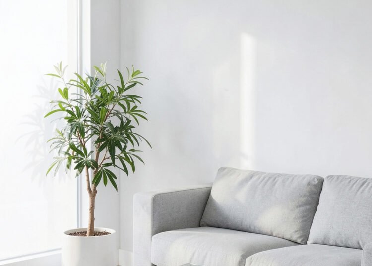 Sala minimalista blanca - Fondos de Salas