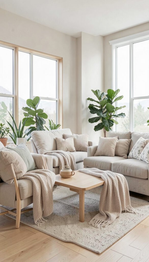 Sala Escandinava Acogedora - Fondos de Salas