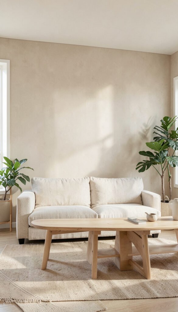 Sala Japandi Serene - Fondos de Salas