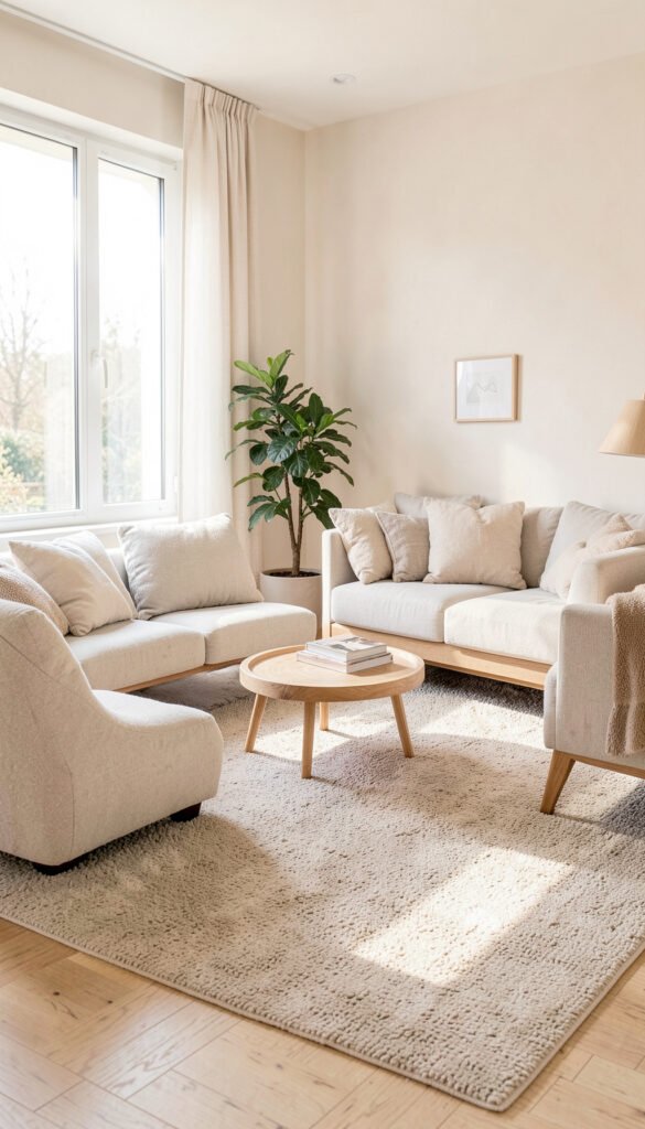 Sala Escandinava Acogedora - Fondos de Salas