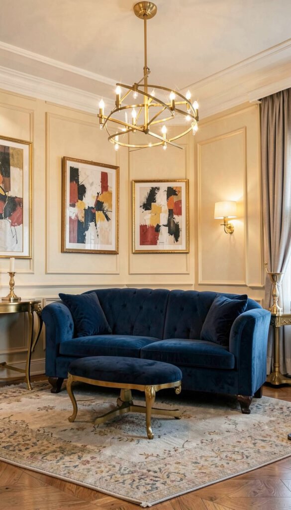 Toques Dorados de Lujo - Fondos de Salas