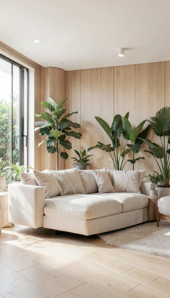 Sala Natural y Acogedora - Fondos de Salas