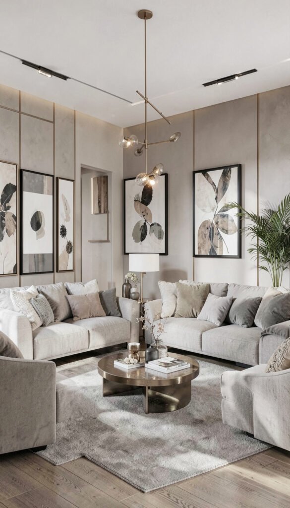 Elegancia Contemporánea - Fondos de Salas