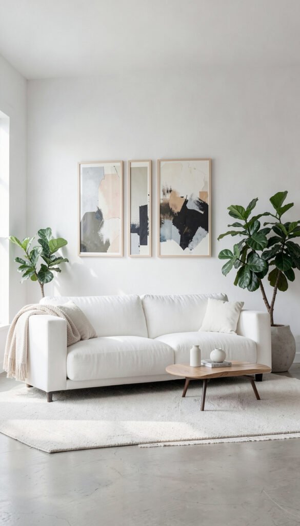 Sala Minimalista Moderna - Fondos de Salas