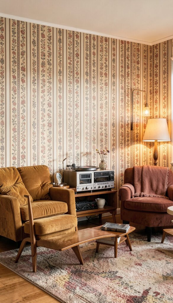 Sala Vintage Retro - Fondos de Salas