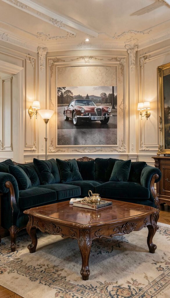 Sala Clásica Elegante - Fondos de Salas