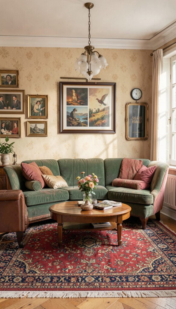 Sala Vintage Animada - Fondos de Salas