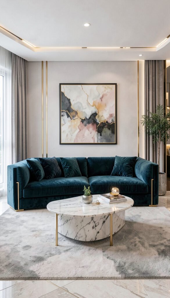 Sala Lujosa Contemporánea - Fondos de Salas