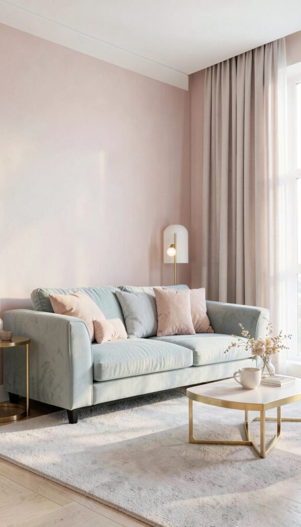 Tonos Pastel Chic - Fondos de Salas