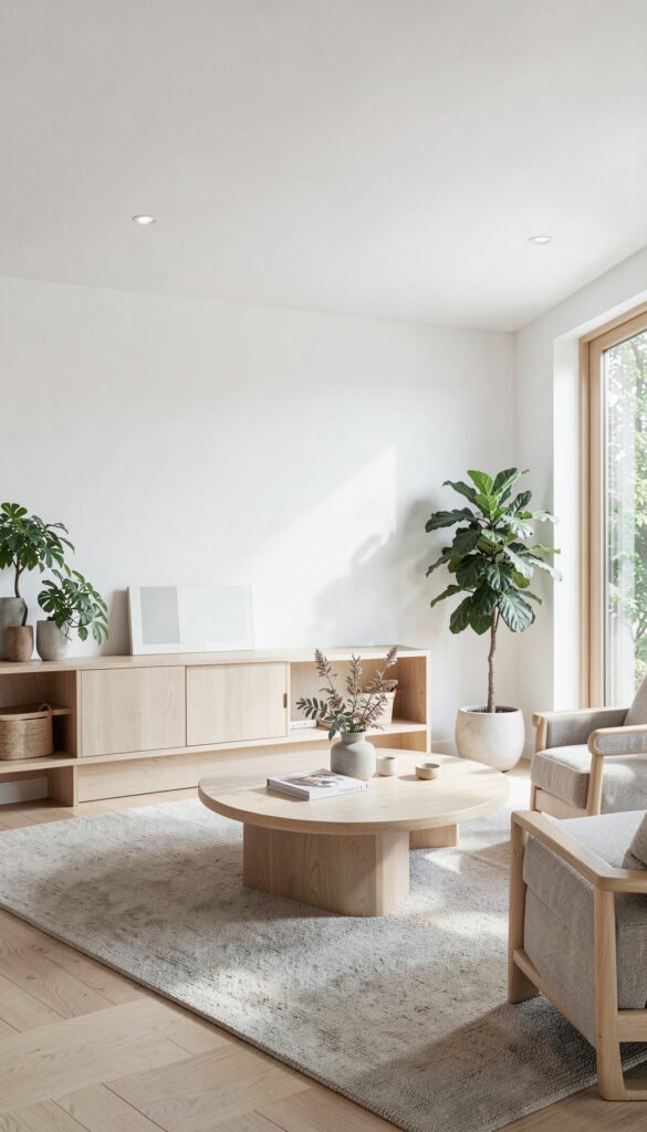 Estilo Japandi Elegante - Fondos de Salas